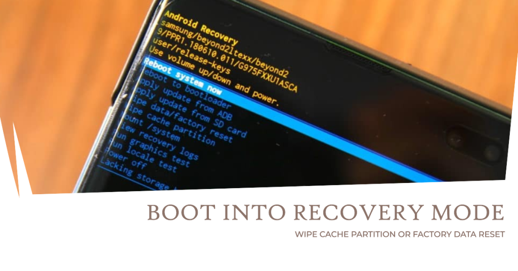 boot in recovery mode samsung galaxy s10