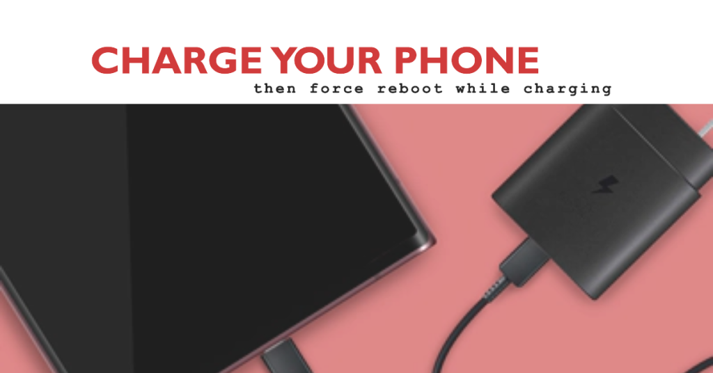 force restart galaxy a50 while charging