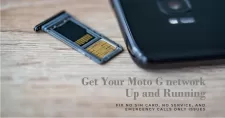 Fix Moto G No SIM Card | No Service | Emergency calls only