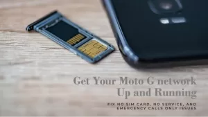 How to Fix Moto G No SIM Card | No Service | Emergency calls only