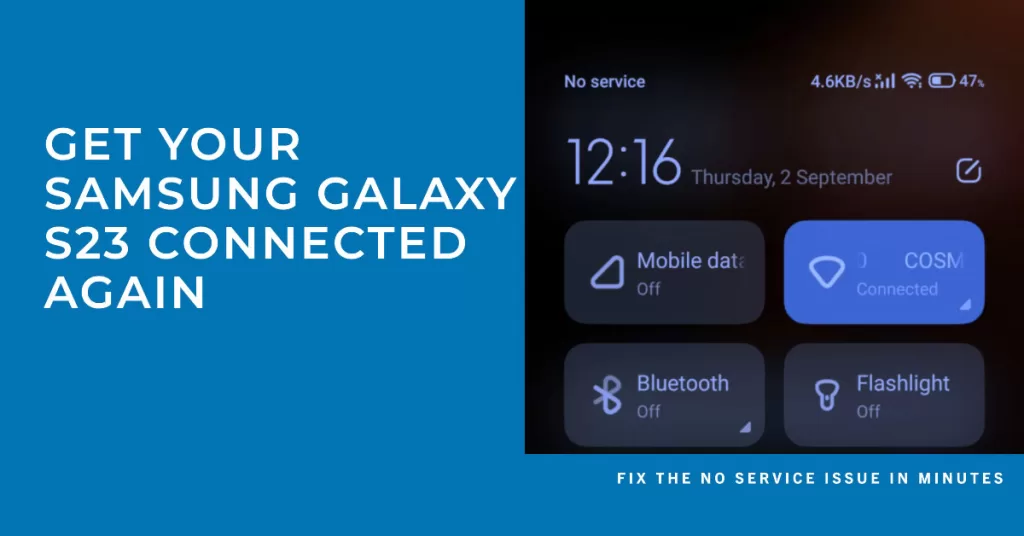 Fix Samsung Galaxy S23 no service