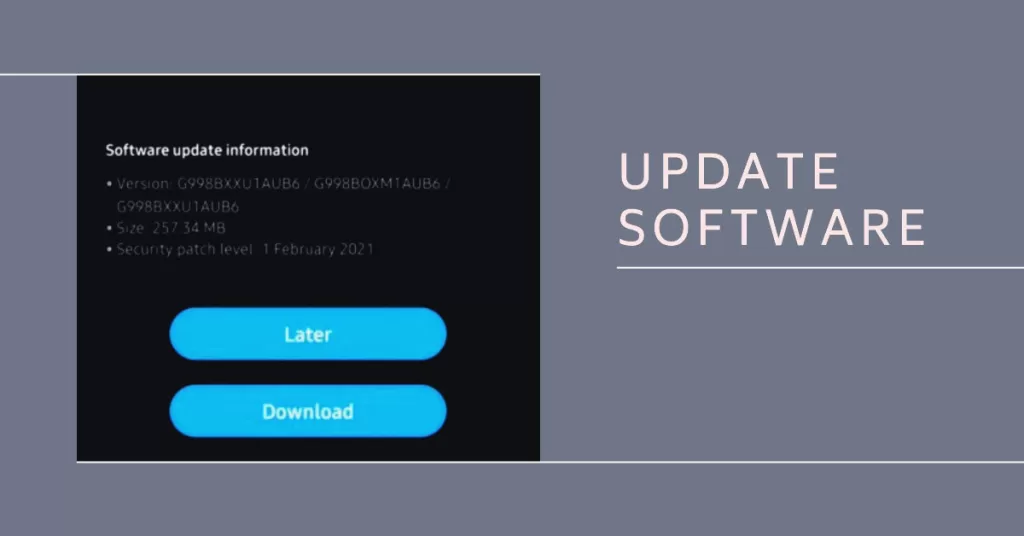 update software samsung phone