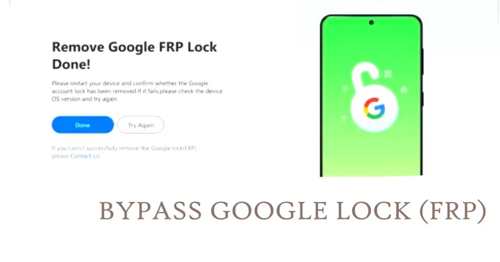 bypass Google Lock (FRP)