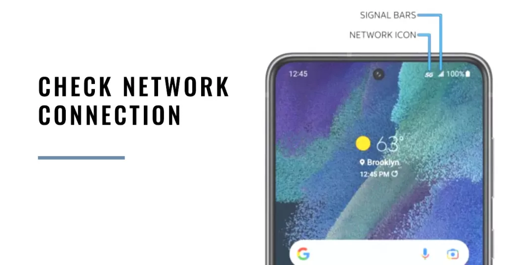 check network connection samsung galaxy