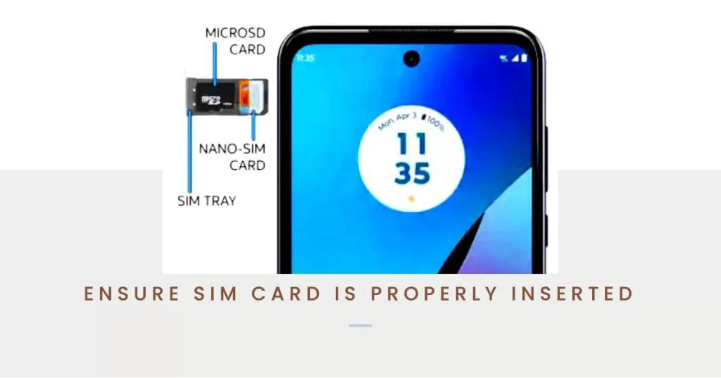 check SIM card on Moto G