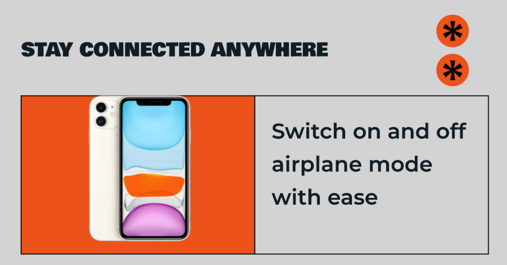 Toggle Airplane Mode on and off