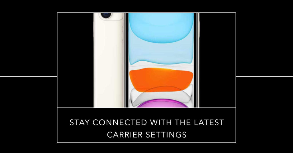 Update carrier settings