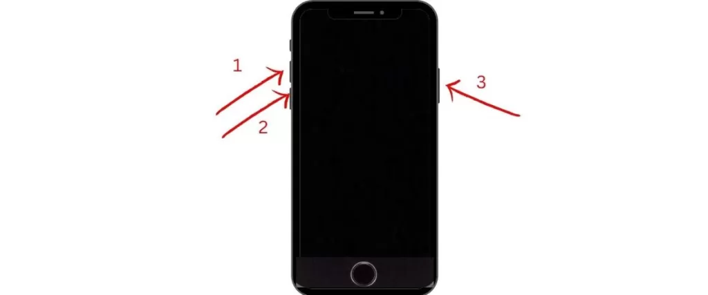 iphone screen black