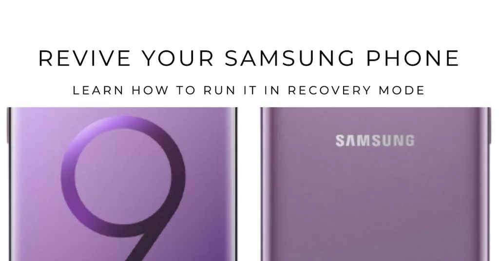Run your Samsung phone in Recovery mode