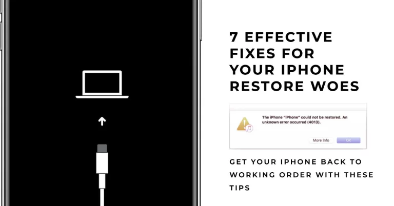 Apple iPhone Won't Restore? Try These 7 Effective Fixes