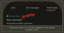 Fix Samsung Voicemail Notification Stuck