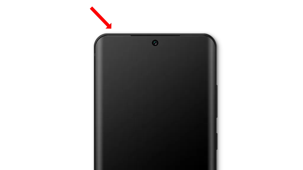 The tray is located on the top-left side of your Galaxy S20.