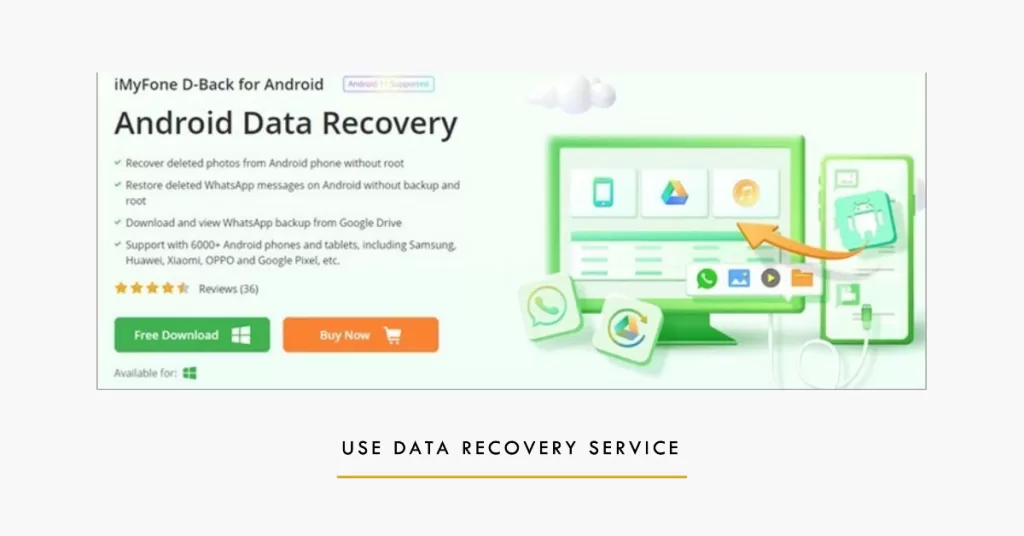 recover deleted photos on facebook using Android data recovery service