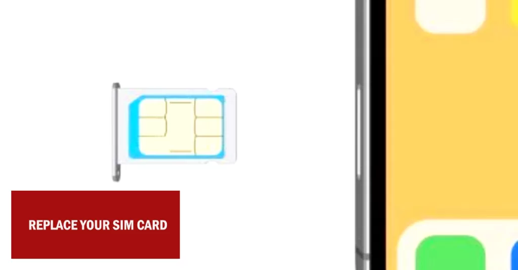 replace iphone SIM card