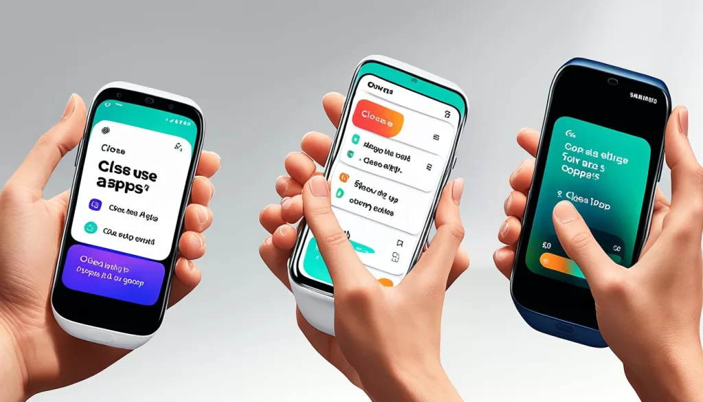 Close apps on Samsung Galaxy Fit Close apps on Samsung Galaxy Fit