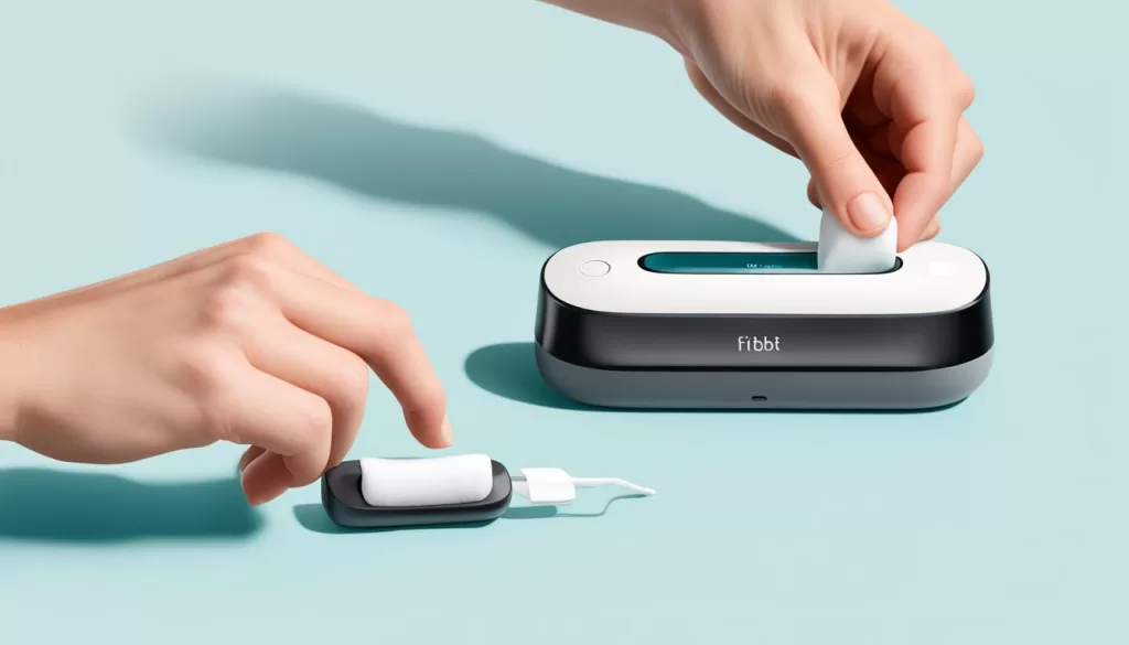 Fitbit Charge 5 cleaning the charging contacts