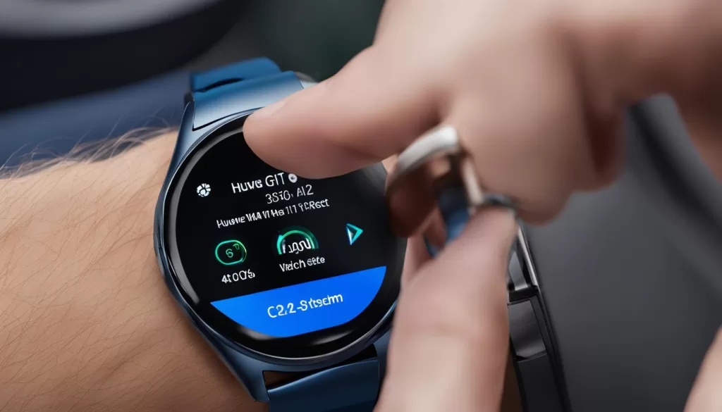 Reset Huawei Watch GT 2e from Mobile Phone