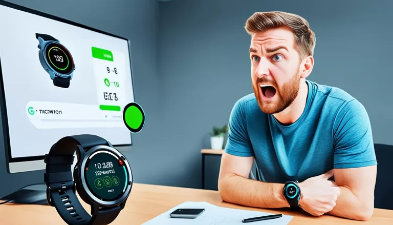Ticwatch GTX Software Won't Update