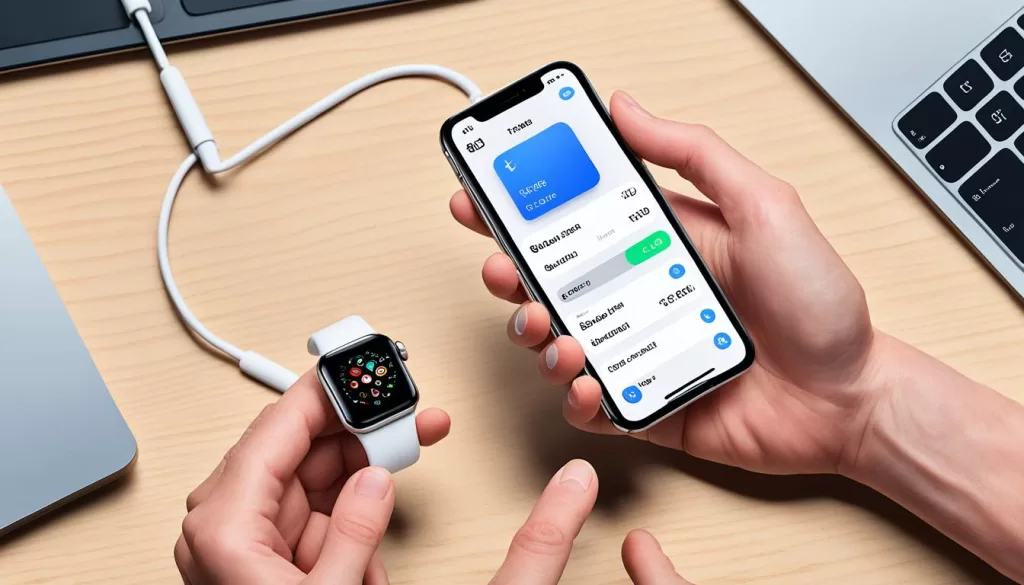 unpair Apple Watch from paired iPhone