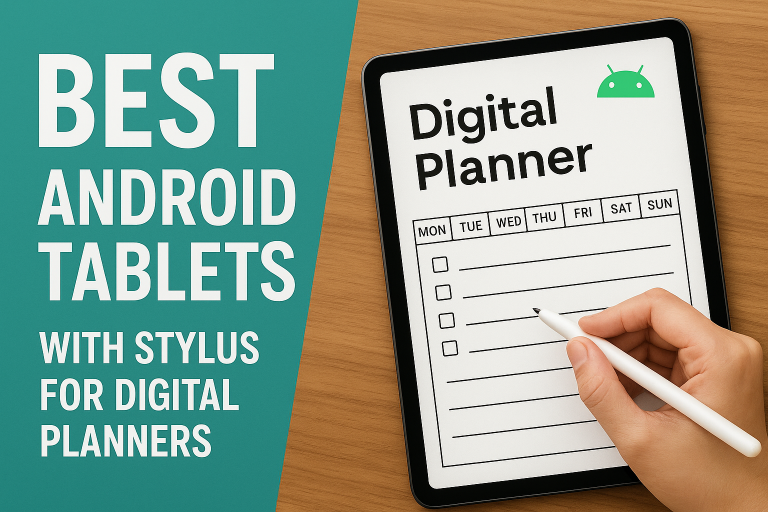 5 Best Android Tablets with Stylus for Digital Planners