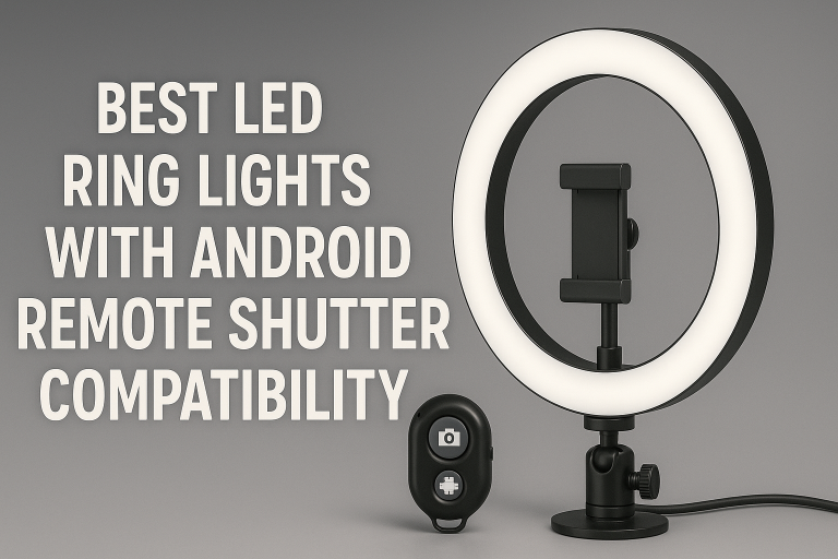 5 Best LED Ring Lights with Android Remote Shutter Compatibility