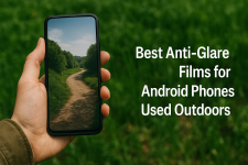 best anti glare films for Android phones used outdoors