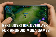 best joystick overlays for Android MOBA games