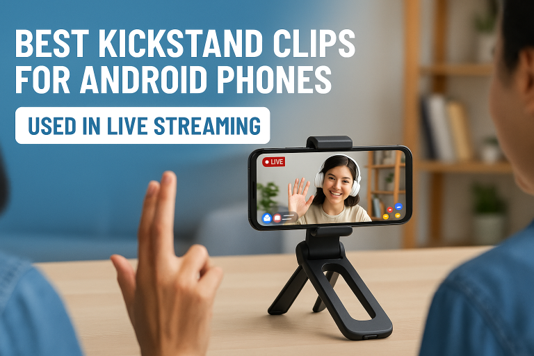 5 Best Kickstand Clips for Android Phones Used in Live Streaming