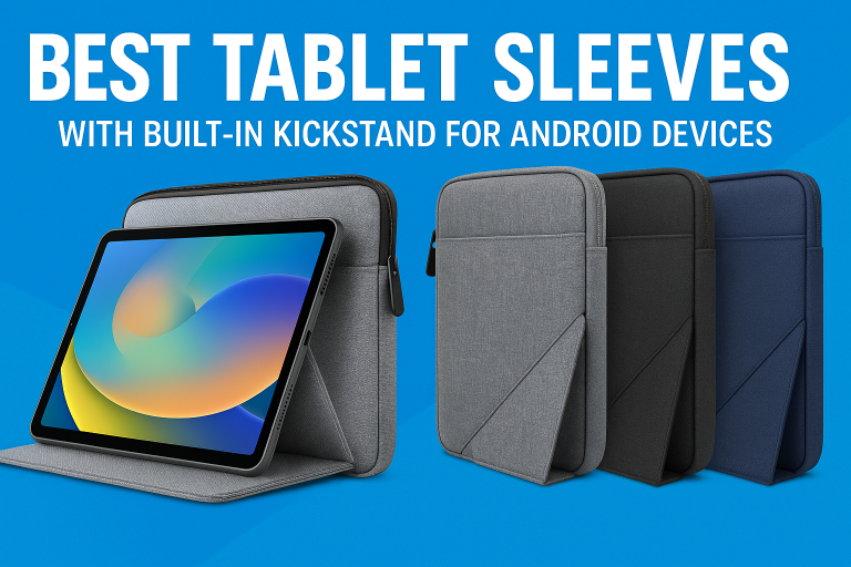 5 Best Tablet Sleeves with Built-in Kickstand for Android Devices