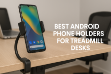 best Android phone holders for treadmill desks
