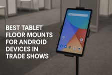 best tablet floor mounts for Android devices in trade shows