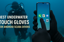 best underwater touch gloves for Android scuba divers